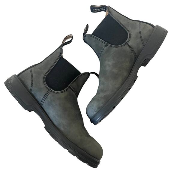Blundstone 510 Rustic Black Leather Chelsea Boots AU 7.5 / US M8.5 / W10.5 - Picture 9 of 10